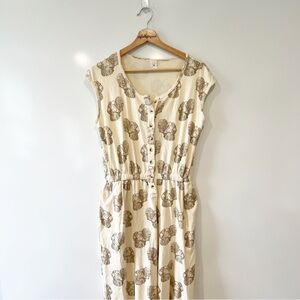 Kate Quinn Womens Sleeveless Henley Jumpsuit